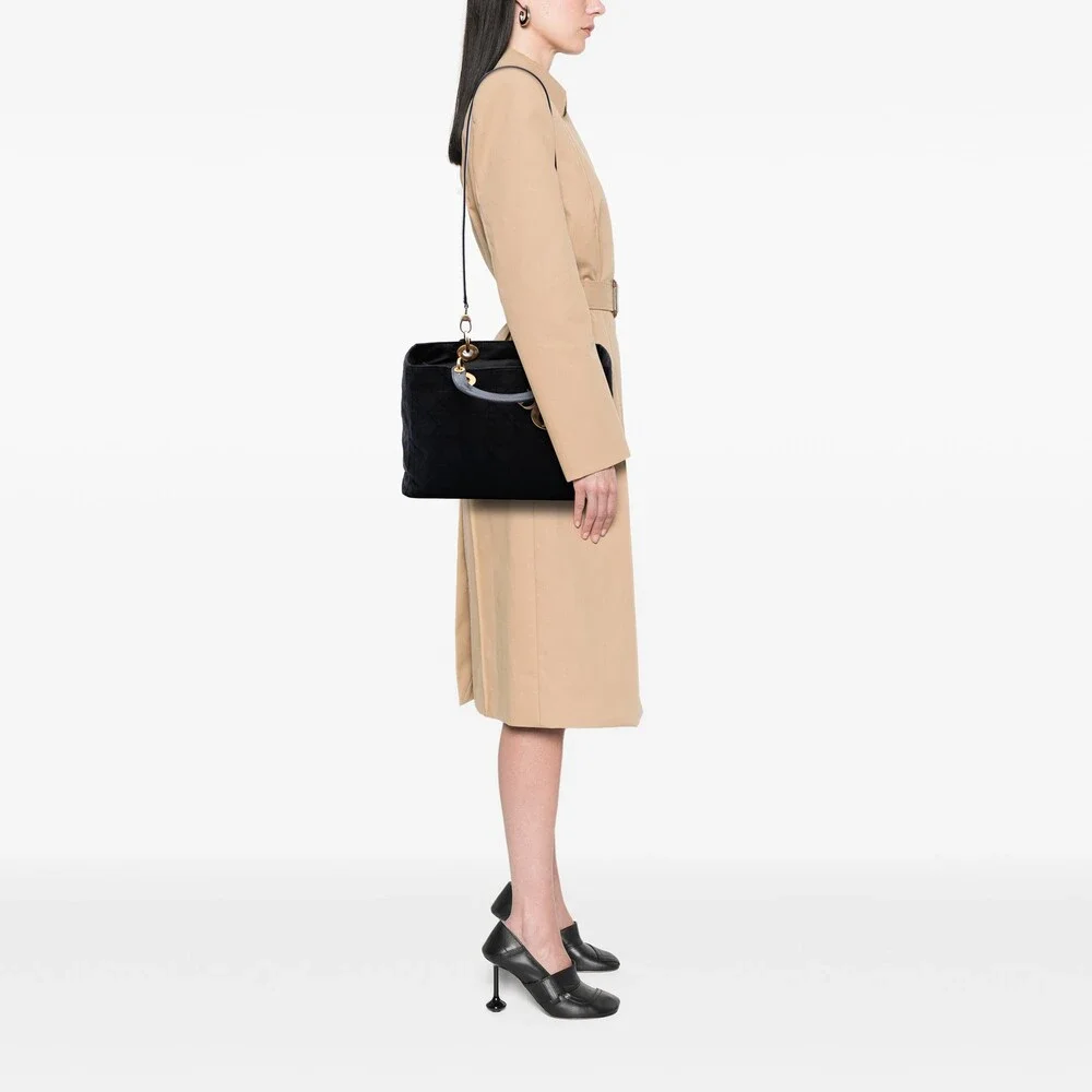 Dior Large Nylon Cannage Lady Pre-Loved #271555D14B - Picture 6 of 6